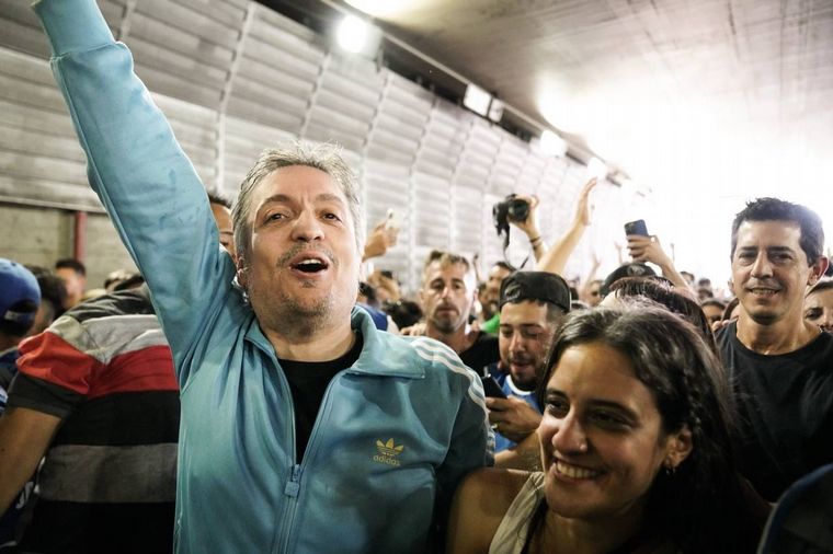 FOTO: Máximo Kirchner volvió a cuestionar a Alberto en la marcha del #24M (Foto: NA)
