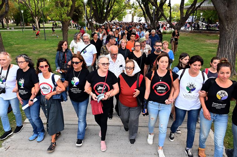 FOTO: La movilización por el Día de la Memoria en Paraná.