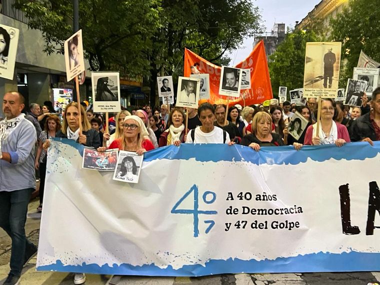 FOTO: La movilización por el Día de la Memoria en Córdoba.