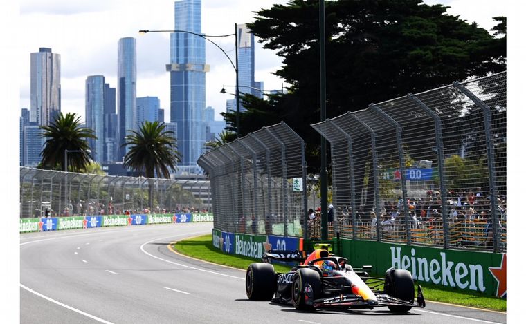 FOTO: Red Bull comienza adelante en Melbourne, 1-3, Verstappen, Pérez