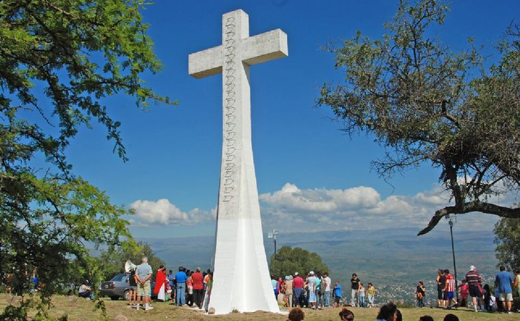 Cerro de la Cruz, en Villa Carlos Paz (Gentileza: Municipalidad).