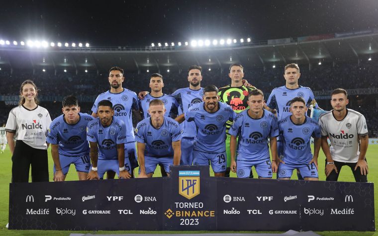 Belgrano, con camiseta nueva ante Sarmiento de Junín.