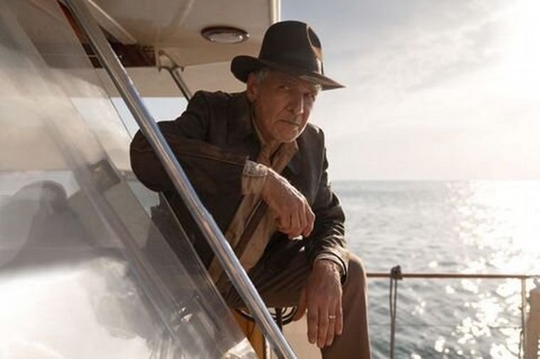 FOTO: A sus 82 años, Harrison Ford  sigue haciendo de las suyas como Indiana Jones.