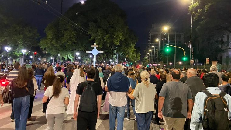 La tradicional Manifestación de Fe del Jueves Santo en la ciudad de Córdoba.