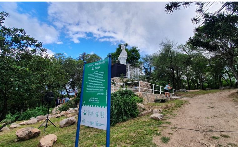 El Cristo Ñu Porá, un lugar de paz y tranquilidad.