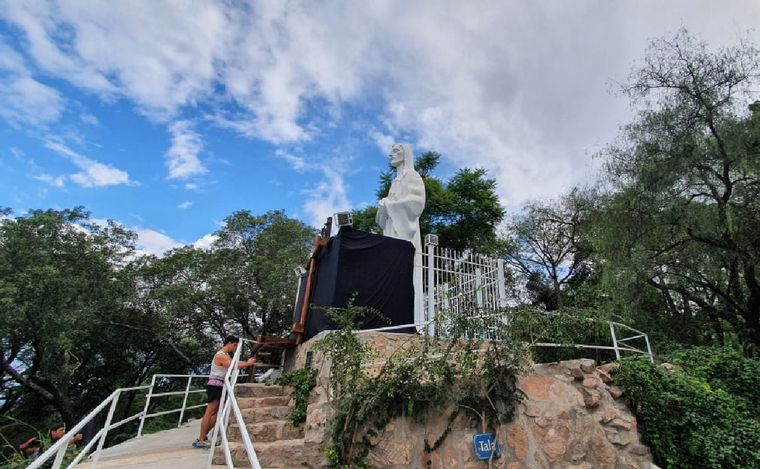 El Cristo Ñu Porá, un lugar de paz y tranquilidad.