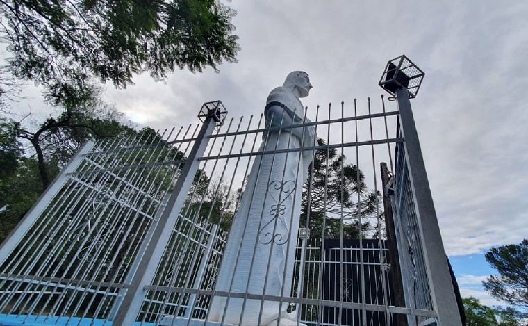 El Cristo Ñu Porá, un lugar de paz y tranquilidad.