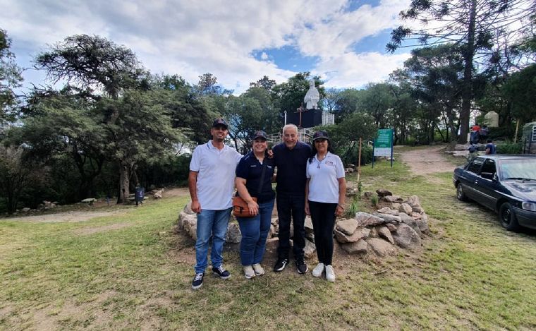 El Cristo Ñu Porá, un lugar de paz y tranquilidad.