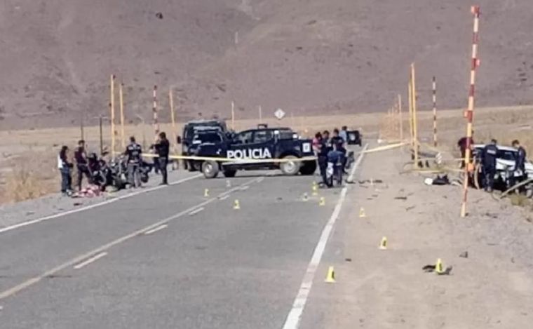 Murió un motociclista en Malargüe. (Foto: Comisaría 24 de Malargüe)