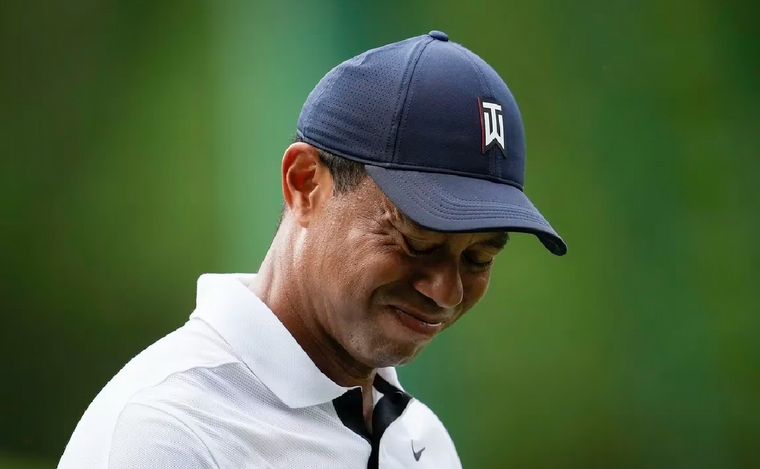 FOTO: Tiger Woods se retiró del Masters de Augusta. (AFP/La Nación)