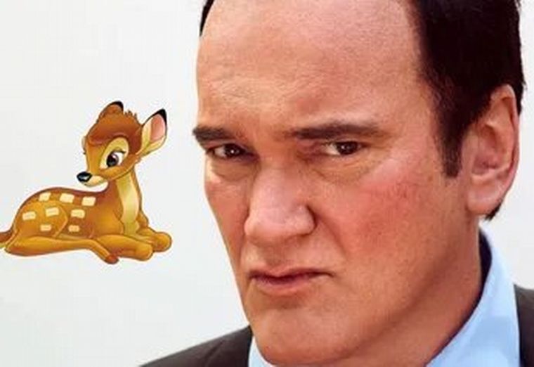 FOTO: Al fin se supo cuál es la película que le hace cerrar los ojos a Tarantino.