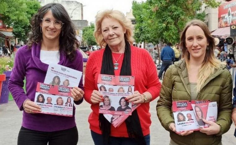 Laura Vilches, Liliana Olivero y Luciana Echevarría (Foto: La Nueva Mañana).