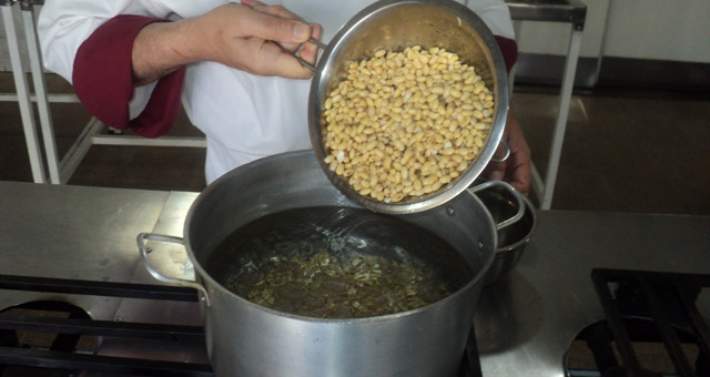 Elaboración de Milanesas de soja rellenas
