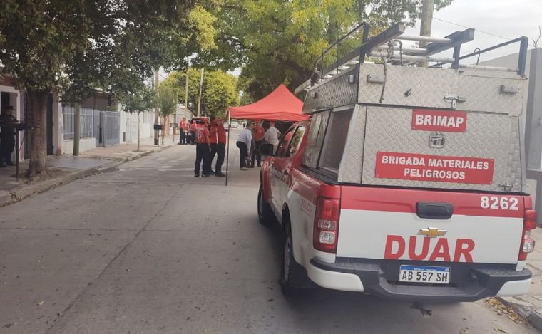 La casa de Zumarán donde se halló el cadáver enterrado.