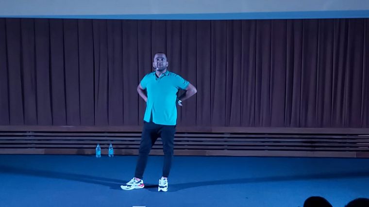 Camilo Nicolás brilló en la sala de Dino Mall.