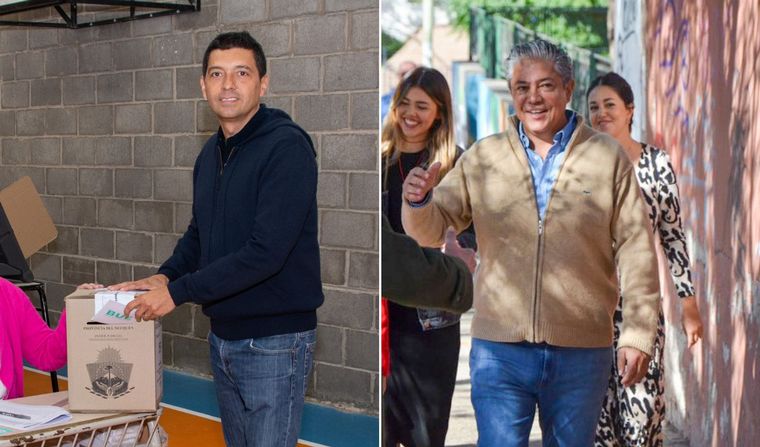 Marcos Koopmann y Rolando Figueroa, principales candidatos a gobernador de Neuquén. 