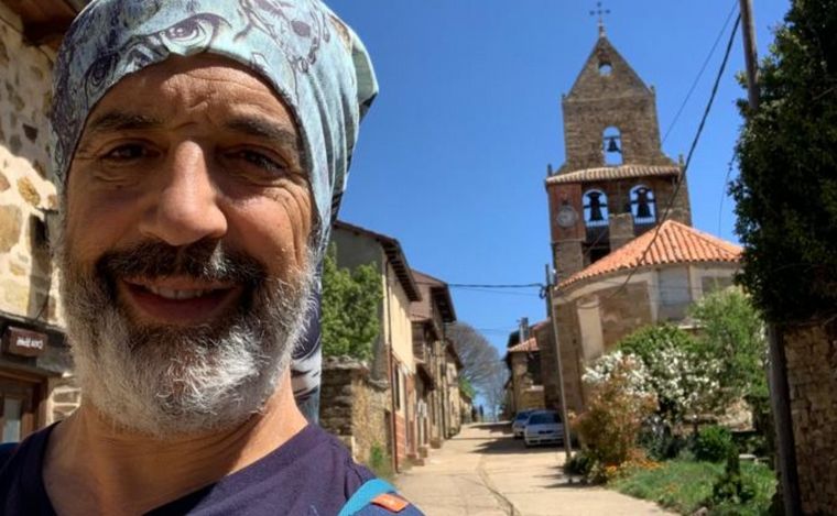 En el camino de Santiago de Compostela