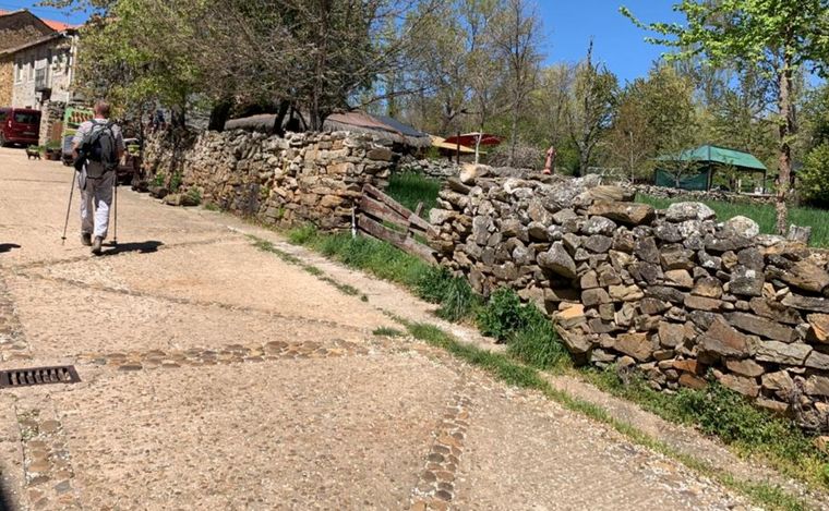 En el camino de Santiago de Compostela