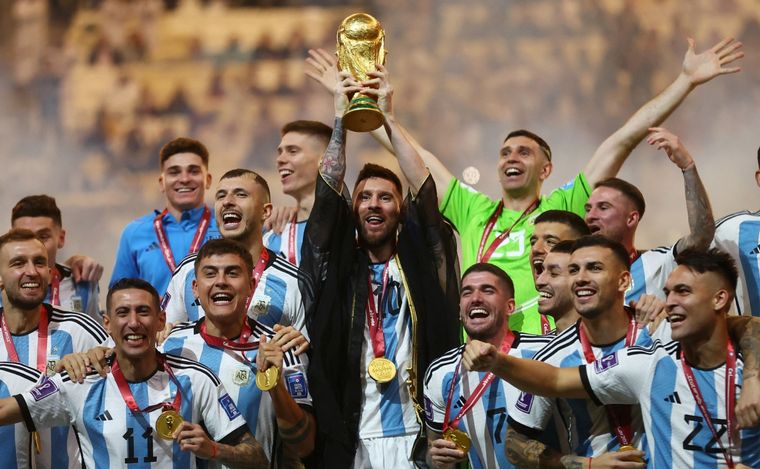 FOTO: Argentina campeón del mundo en Qatar 2022.