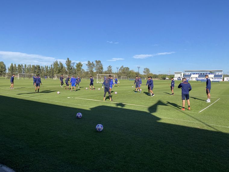 Talleres entrenó pensando en Estudiantes de la Plata