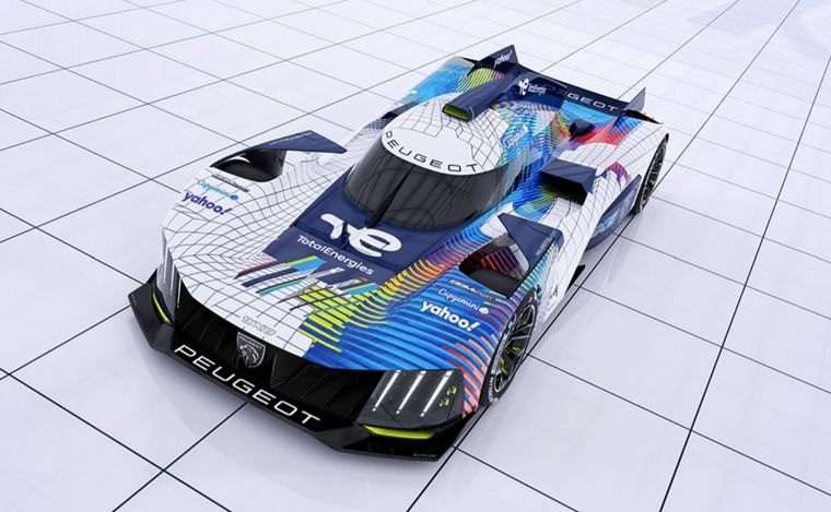 FOTO: La decoración que los 9X8 de Peugeot lucirán en el centenario de Le Mans