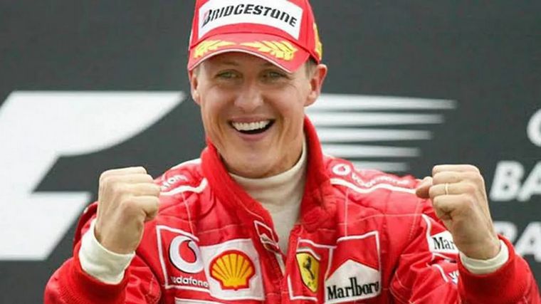 Michael  Schumacher múltiple campeón de Fórmula Uno.