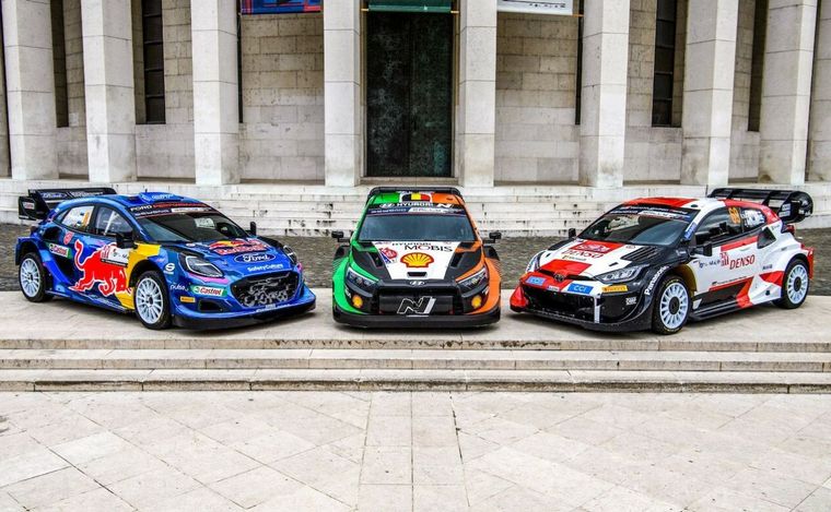 FOTO: El Ford Puma, el Hyundai i20 y el Toyota Yaris, listos para el Rally de Croacia