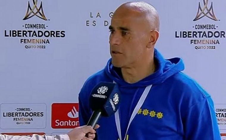FOTO: Jorge Martínez, exdirector técnico del plantel femenino de Boca. (Captura de video)