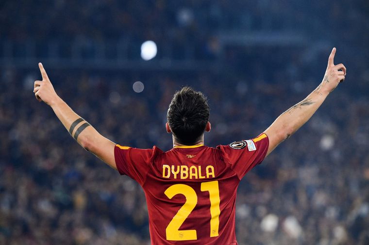 FOTO: Paulo Dybala, el héroe de Roma (Foto: @EuropaLeague)