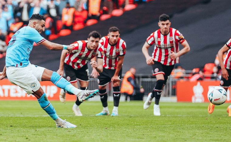 El Manchester City goleó 3-0 a Sheffield y se metió en la final de la FA CUP.