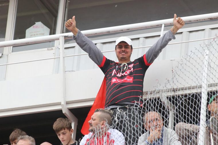 Los hinchas de Instituto colmaron las tribunas del Monumental de Alta Córdoba.