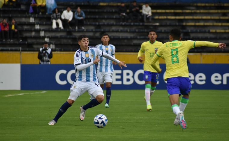 FOTO:  Sudamericano Sub-17: Argentina cayó en la última fecha 3-2 ante Brasil.