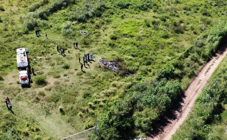 El lugar del accidente en Metán, Salta. (Foto: gentileza)