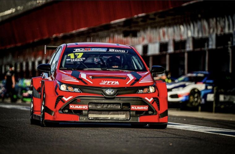 Llaver/Iansa, el mejor de los Corolla entrenando.