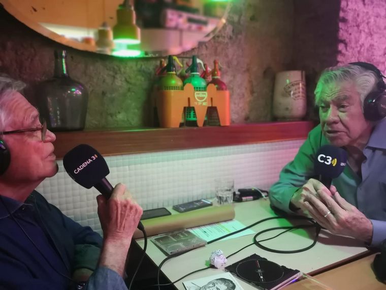 Con Fernando Ríos Palacios, cantante de tango