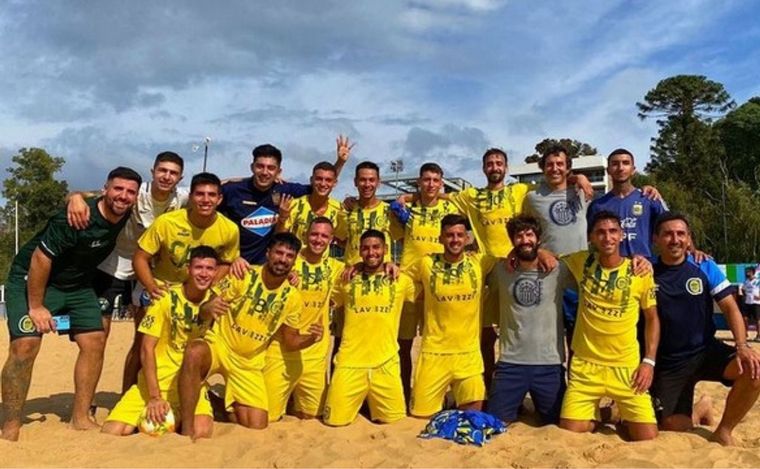 El fútbol playa de Rosario Central ganó invicto el Torneo Apertura de la B de AFA.