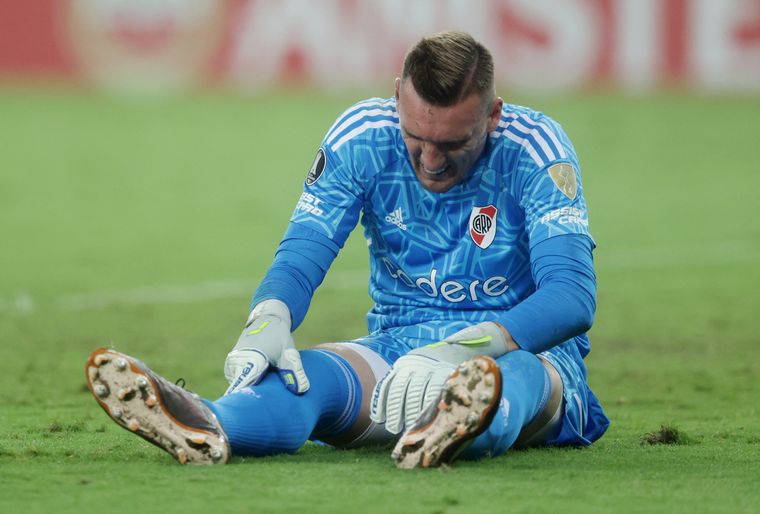 Franco Armani, derrotado tras la paliza del 