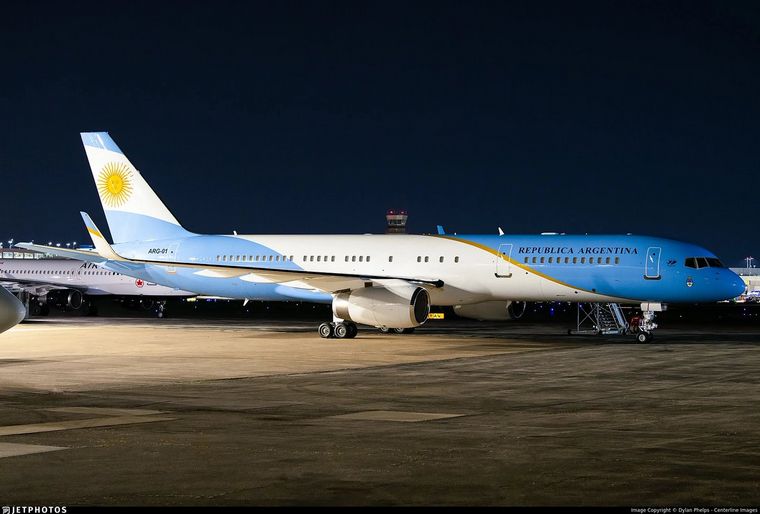 FOTO: El avión presidencial. (Foto: archivo/gentileza JetPhotos)