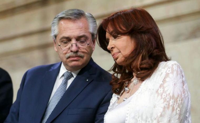FOTO: Alberto Fernández y Cristina Fernández de Kirchner.