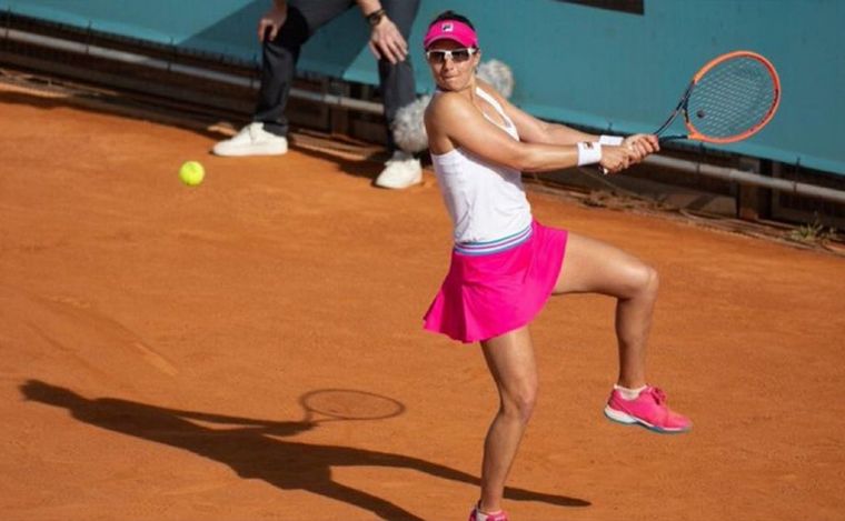 FOTO: Nadia Podoroska quedó afuera en España mientras se prepara para Roland Garros.