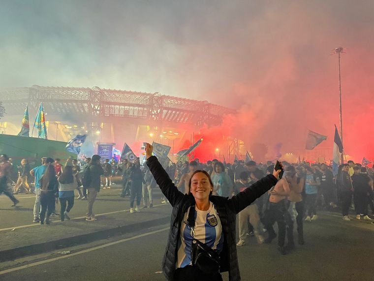 Rocío Pérez, argentina viviendo en Nápoles.