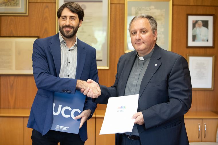 Sec. Gral. de la Unicameral, Gabriel Roberi y Rec. de la UCC, Ignacio Andrés Aguerre