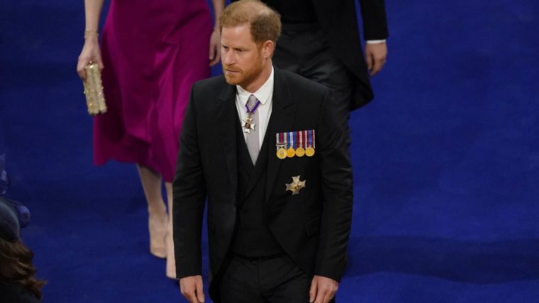 FOTO: El príncipe Harry en la ceremonia de Coronación del rey Carlos III