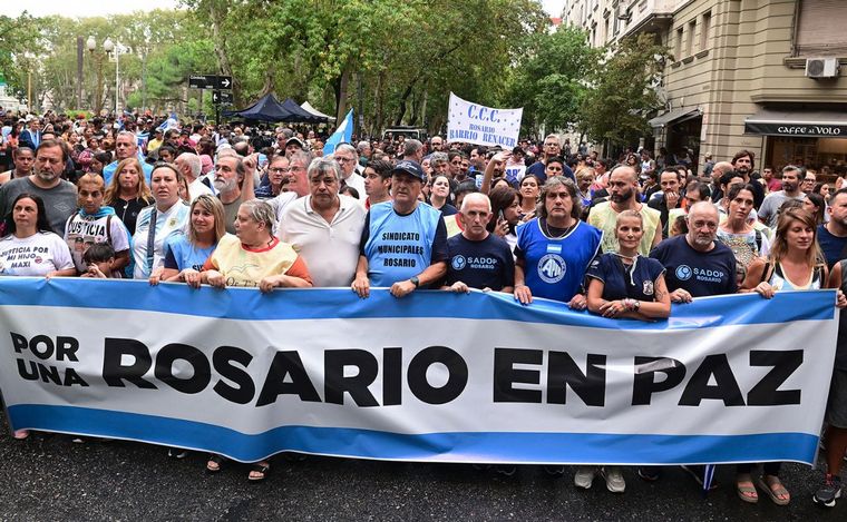 Roasrio reclama justicia y seguridad. 
