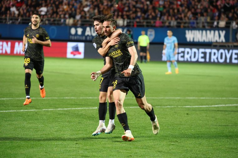 El PSG no tuvo problemas con el Troyes y se encamina al título: (Foto: PSG)