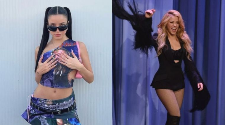 Furor en las redes: el encuentro entre Shakira y Emilia Mernes