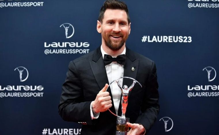 FOTO: Lionel Messi fue elegido como el mejor deportista del año.