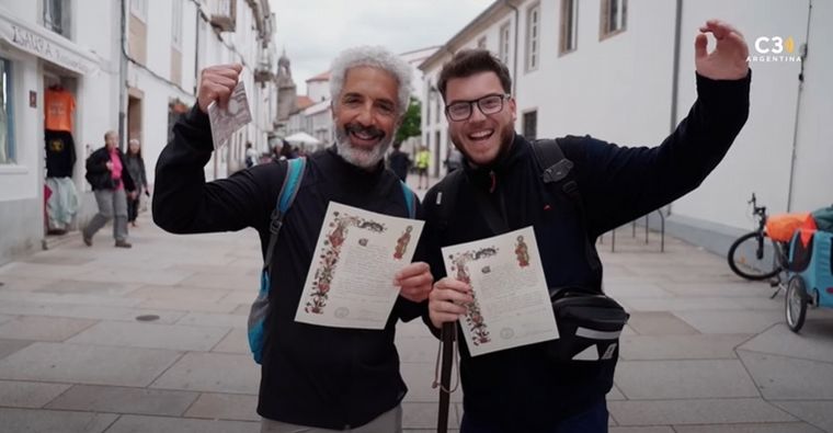 Emocionante: así fue el último día y el recorrido en el Camino de Santiago.