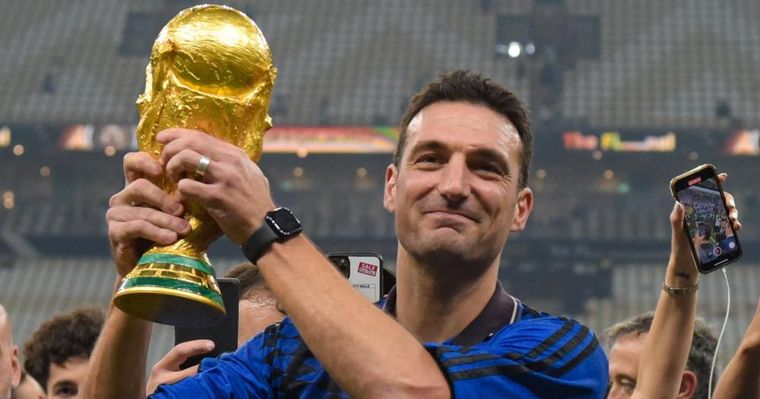 El saludo de FIFA a Lionel Scaloni: 