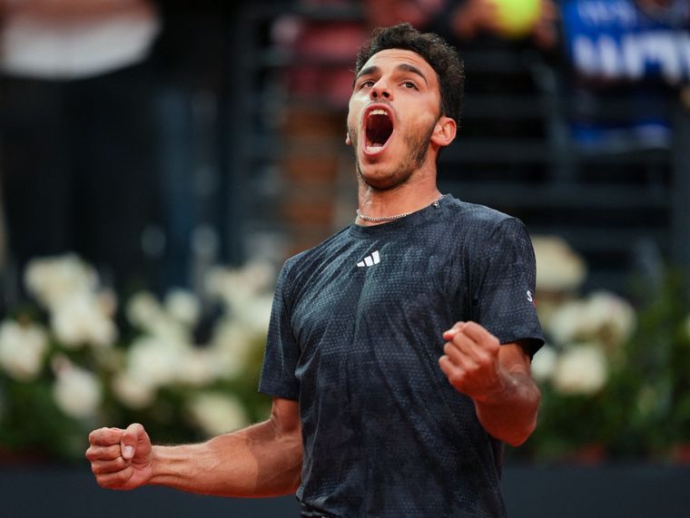 FOTO: Francisco Cerúndolo jugará los cuartos de final del ATP de Roma.